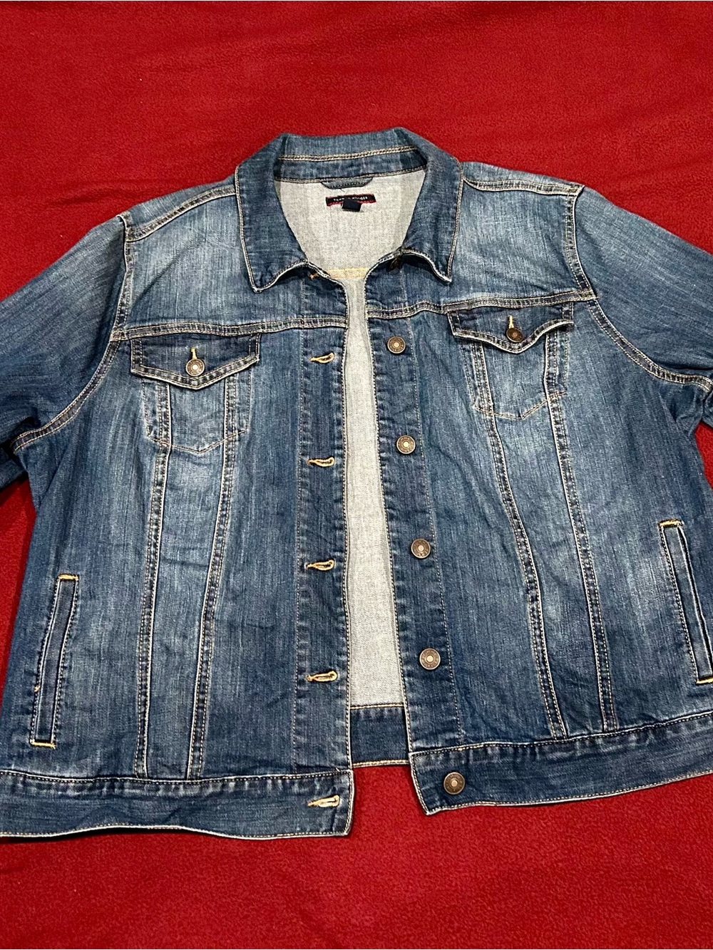 Tommy Hilfiger Washed Blue Denim Jacket